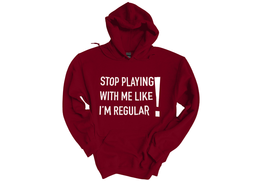 Stop Playing Hoodie